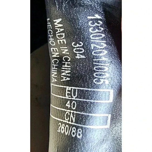 Zara Women's Size 40 (US 9.5-10) Charcoal Gray Wingtip Playform Lace Up Shoes - Picture 6 of 14